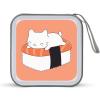 Kawaii Sushi Cat CD Case, 40 Capacity DVD Wallet Holder Portable Case Organizer Storage for Discs view 1