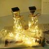 Light String Solar Power Wine Bottle Cork String Light 20 LED Fairy String Light Square Bottle Congestion String Led Copper Line Lights Red Wine Bottle Plug Decorative (#3) view 2
