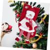 BESPORTBLE 1pc Xmas Storage Bag Knitted Snowman Bag for Christmas Tree Decorations Capacity Treat for Boys and Girls Candies and Toys Holiday Decor for Parties and Festivals view 3