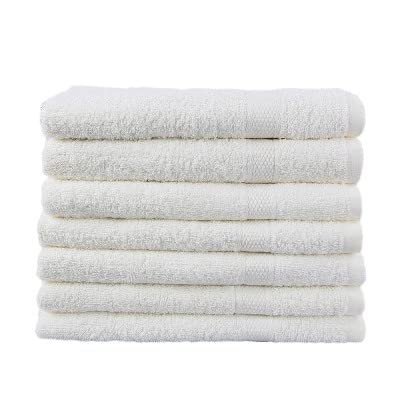 Towel Supercenter 20X40 Bath Towels White Premium Plus 100% Cotton 12Pack, 24Pack Extra Soft Super White Luxury Towels Sizes 24x48, 24x50, 27x54, 22x44, 20x40 (24, 20X40)
