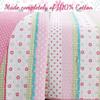 Cozy Line Home Fashions Pink Ruffle Flowers Polka Dot Girl 100% Cotton Reversible Quilt Bedding Set, Coverlet, Bedspread for All Seasons (Queen - 6 Piece) view 4