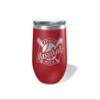 Alterd Industries Personalized Baseball Softball Coach Gift - insulated tumbler with lid, travel coffee mug, personalized stainless steel cups, 20 oz travel coffee cup (12oz Wine Tumbler, Maroon) view 1