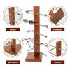 Alipis Sturdy Wooden Glasses Organizer Stand 4-tier Display Rack Eyeglass Holder for Home Shop view 3