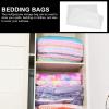 Alipis 5pcs Large Capacity Plastic Storage Bags Bedding Organizers Large Comforter Bags for Home view 4