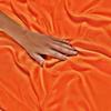 Texonic 1000 Thread Count Orange 5 PC Twin Duvet Cover Set (1 PC Duvet Cover + 4 Pillow Shams) Zipper Closure 100% Egyptian Cotton Farmhouse Bedding Comforter Cover Set view 4