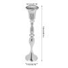 10 Pcs Silver Vase for Wedding Centerpieces, Flower Vase Stand Flower Arrangement Stand Wedding Centerpieces for Tables Flower Vase Holders for Wedding, Party, Reception, Home Decor (29.1" H) view 4