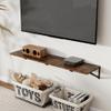 Axeman Deep Floating Shelves for Wall, 16W x 12D Rustic Wood Wall Shelves Set of 2, 12 Inch Deep Large Floating Shelves for Decor & Storage, Hanging Shelves for Farmhouse Kitchen Bathroom Bedroom view 2