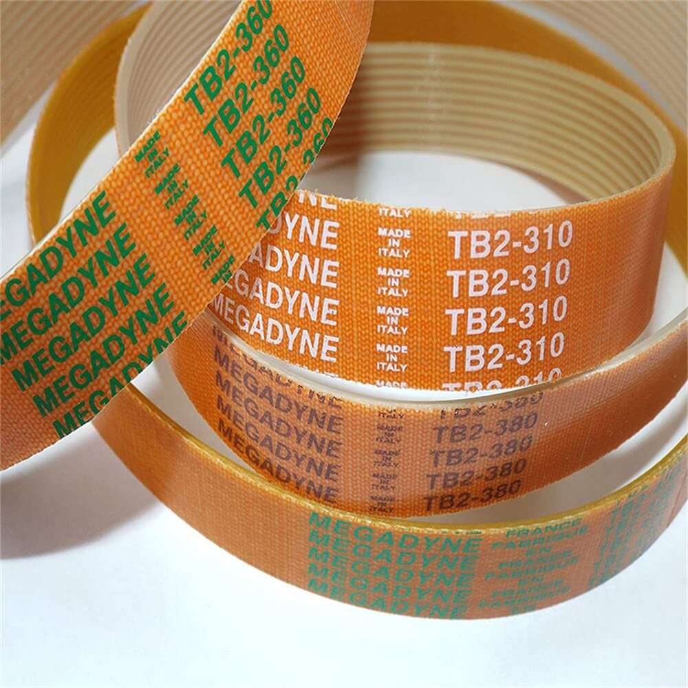 Generic TB2-400-10 Ribbed Belt Meat Slicer Replacement Part, 20mm, Orange