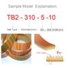 Generic TB2-400-10 Ribbed Belt Meat Slicer Replacement Part, 20mm, Orange view 2