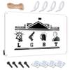 Abipuir Tin Signs for Man Cave Banger-LGBT-Liberty Guns Beer Tin Sign Door Decorations for Bedroom Posters & Prints (Size : 20X30CM) view 1