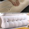 ZZYK Triangular Headboard Pillow,Solid Color Triangle Cushion Reading Bed Rest Pillow,Large Bolster Wedge Support Removable Pillow for Dorm Daybed Bed,Beige,31"/80cm view 4