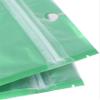 AGALUS 100PCS Matte Clear/Gold/Silver Metallic Foil Flat Zip Seal Packaging Bags Food Storage Pouch (Green,4.7x8.6) view 2