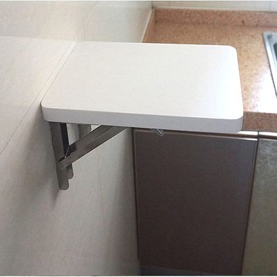 BLOHDI Wood Wall Mounted Folding Table Kitchen Dining Table Home Office Work Laptop Computer Desk, Hanging Drop-Leaf Fold Down Wooden Bookshelf Learning Tables (Color : 50 * 40cm)