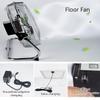 HSPLXYT 2023 Solar Charging Fan,High-Speed Quiet Camping Fan, Floor Fan,Use for Home, Bedroom Outdoor/Indoor,with 12 Speeds,USB view 3