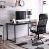 CAPHAUS 55 Inch Computer Desk, Home Office Desk, Modern Work Desk, Writing Desk for Small Space, Simple Desk for Home Use & Office, PC Table, Gaming Desk, Space-Saving Workstation, Black view 2