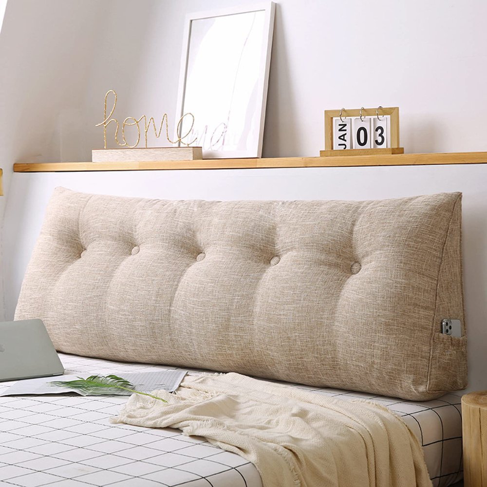 SWONE Queen Bed Wedge for Daybed with Removable Cover, Gifts for Mom