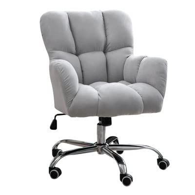 TATSEN Home Desk Chair Cute Vanity Chair Height Adjustable Swivel Task Chair Small Home Office Desk Chair for Bedroom Women Girls (Color : E)