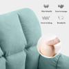 TATSEN Home Desk Chair Cute Vanity Chair Height Adjustable Swivel Task Chair Small Home Office Desk Chair for Bedroom Women Girls (Color : E) view 4