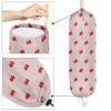 Cherry Printing Plastic Bag Holder Cute Wall Mount Plastic Bag Organizer Reusable Large Grocery Bag Storage Dispenser for Home Kitchen Travelling 22"x9" view 4