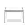 Pemberly Row 3-Piece Wood Dry Erase Kids Table & Chair Set in Gray view 4