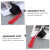 HONMEET 3pcs Graduation Cap Glitter Bottle Cap Cover Hat Set for Graduation Season Parties view 2