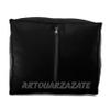 ARTOUARZAZATE Square Leather Pouf - Moroccan Pouf - Genuine Goatskin Leather - Bohemian Living Room Decor - Hassock & Ottoman Footstool - Unstuffed (Black, 18" D x 18" W x 14" H) view 4