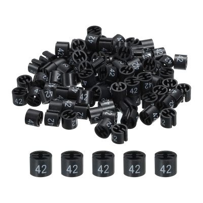 MECCANIXITY Clothes Hanger Marker Number 42 Garment Markers Tag 100Pcs