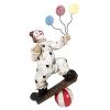 Circus Clown Statues Creative Home Decor Sculpture Decorative Ornaments Collectible Art Figure Handmade Crafts Doll Resin Sculpture Desk Office Decoration for Living Room Bedroom (Balanced style) view 1