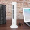 Portable Air Cooler Vertical Bladeless Fan, Cool with 2 Speeds, USB Desktop Air Conditioner Fan Mini Cooling Tower Fan for Home Large Room Office (White) view 2