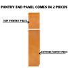 Quicklock RTA (Ready-to-Assemble) | Base Kitchen Cabinets - Shaker Style | Made in America | Soft Close Hardware (Provincial Stain, .25"X23.25"X84" Left End Panel) view 3