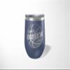 Alterd Industries Personalized Basketball Coach Gift - insulated tumbler with lid, travel coffee mug, personalized stainless steel cups, 20 oz travel coffee cup (12oz Wine Tumbler, Navy) view 4