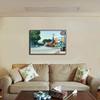 BOHU ARTS Edward Hopper Painting Art Print Portrait of Orleans Canvas Art with Black Floater Frame view 2