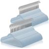 Casafield 100 Velvet Kid's Hangers - 14" Size for Children's Clothes - Light Blue view 1