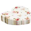 Floral Heart Die-Cut Heart Lunch Napkins, 20 Count (TW7-25403) view 3