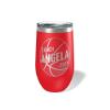 Alterd Industries Personalized Basketball Coach Gift - insulated tumbler with lid, travel coffee mug, personalized stainless steel cups, 20 oz travel coffee cup (12oz Wine Tumbler, Red) view 1
