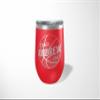 Alterd Industries Personalized Basketball Coach Gift - insulated tumbler with lid, travel coffee mug, personalized stainless steel cups, 20 oz travel coffee cup (12oz Wine Tumbler, Red) view 4