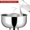EAGLEG 50L/H Kitchen Centrifuge Cream Machine, Milkshake Separator Electric Milk Separator, Aluminum Alloy Milk Cream Separator for Home Goats Milk Farm Cows Milk,Brown view 2