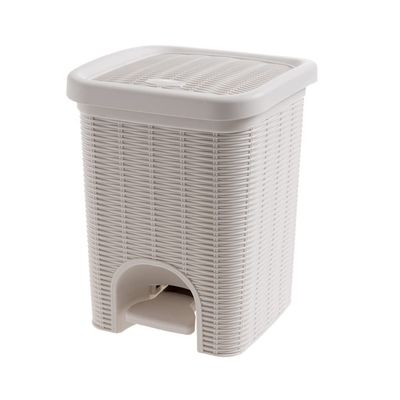 DYPASA Garbage Recycling Bin Imitation Pedal Classification Trash Can Creative Waste Paper Basket Household Living Room Bathroom Kitchen Rectangle Garbage Can Kitchen Trash Can (Color : 1)