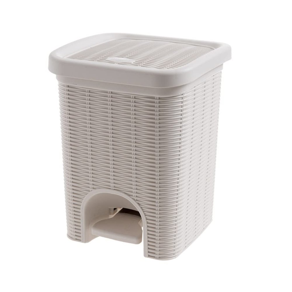 DYPASA Garbage Recycling Bin Imitation Pedal Classification Trash Can Creative Waste Paper Basket Household Living Room Bathroom Kitchen Rectangle Garbage Can Kitchen Trash Can (Color : 1)