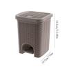 DYPASA Garbage Recycling Bin Imitation Pedal Classification Trash Can Creative Waste Paper Basket Household Living Room Bathroom Kitchen Rectangle Garbage Can Kitchen Trash Can (Color : 1) view 2