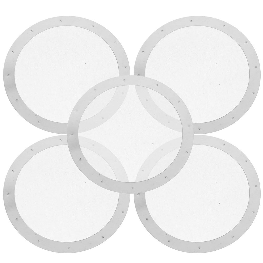 UPKOCH 5pcs Espresso Filter Mesh Screen Reusable Coffee Filters for Espresso Machines Excellent Performance Easy to Clean for Home and Use