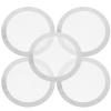 UPKOCH 5pcs Espresso Filter Mesh Screen Reusable Coffee Filters for Espresso Machines Excellent Performance Easy to Clean for Home and Use view 1