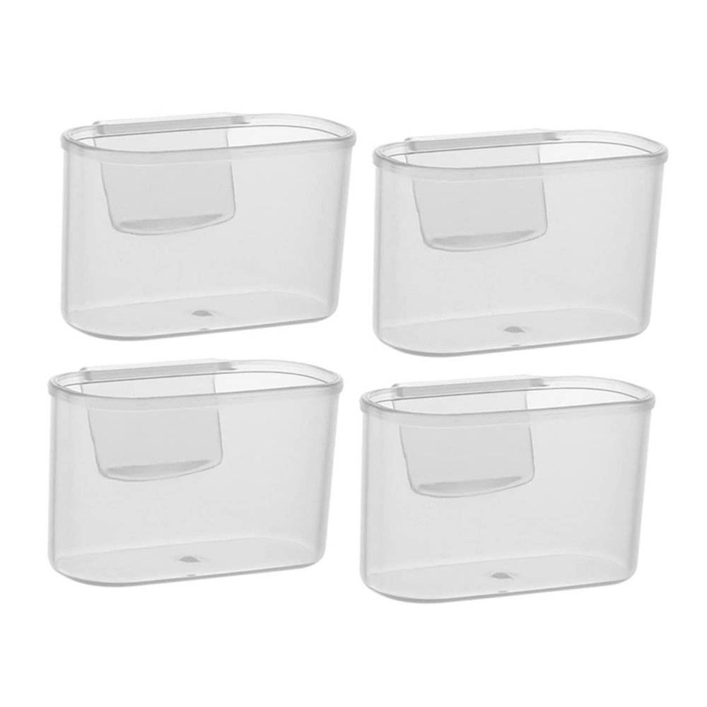 CIYODO 4 Pcs Fridge Side Door Organizer Sauce Bag Holder Condiment Storage Box Space Saving Fridge Supply for Sauces Snacks and Items Ideal for Kitchen Organization