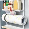 CIYODO 4 Pcs Fridge Side Door Organizer Sauce Bag Holder Condiment Storage Box Space Saving Fridge Supply for Sauces Snacks and Items Ideal for Kitchen Organization view 2