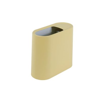 Garbage Recycling Bin 12L Slim Rectangular Trash Can for Bathroom, Household Living Room Kitchen Creative Large Waste Bin, Plastic Garbage Can, Narrow Toilet Paper Basket Kitchen Trash Can ( Color : Y