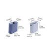 Garbage Recycling Bin 12L Slim Rectangular Trash Can for Bathroom, Household Living Room Kitchen Creative Large Waste Bin, Plastic Garbage Can, Narrow Toilet Paper Basket Kitchen Trash Can ( Color : Y view 2
