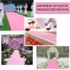 Pink Aisle Runner Carpet Walkway Event Carpet Rug for Wedding 2mm Thickness Runway Floor Runners for Weddings Decoration Events Party Entrance, Cutable Polyester (Size : 1.5x20m) view 4