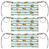 Tavisto Pineapple Sunglasses 3 Pack Server Aprons for Women with 3 Pockets Funny Oil-proof Server Apron Cute Waist Half Short Apron with Extra Long Straps for Kitchen Restaurant Server view 1