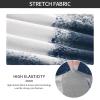 Gibelle Chair Covers for Dining Room Set of 4, Spandex Stretch Dining Room Chair Cover, Removable Washable Kitchen Parsons Chair Covers Seat Slipcovers, Navy Blue view 4