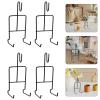 CALLARON 4pcs Coffee Cup Holder Coffee Mug Organizer in Cabinet Cup Shelf Cup Storage Mug Storage Tea Organizer for Cabinet Mug Stand Snack Rack Display Stand Plate view 2